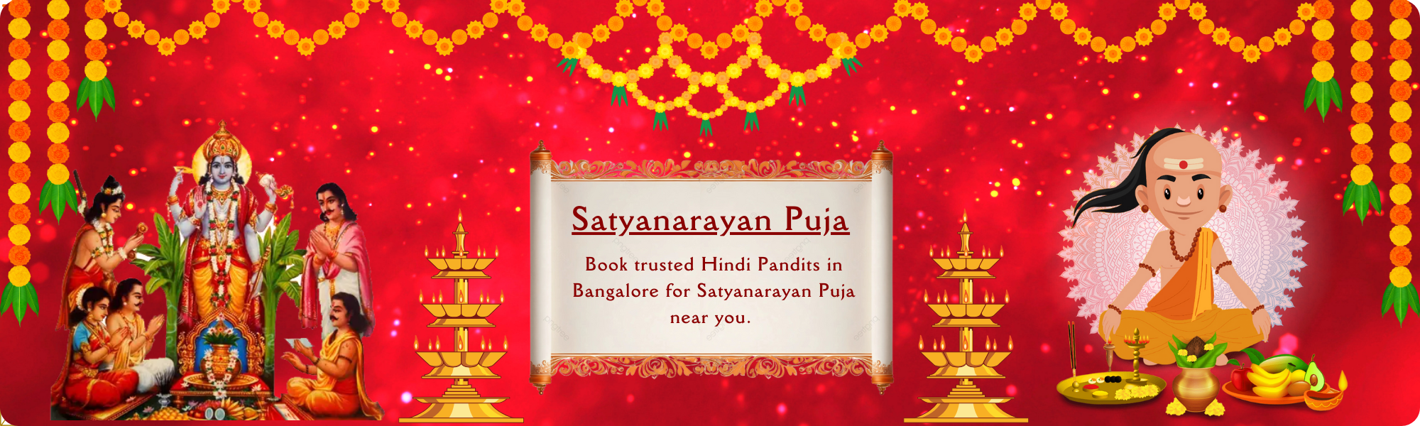Satyanarayan Puja in Bangalore by Hindi pandit and North Indian pandit