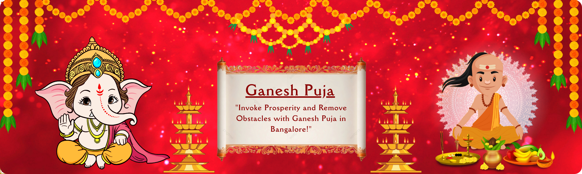 Ganesh Puja in Bangalore by Hindi pandit and North Indian pandit